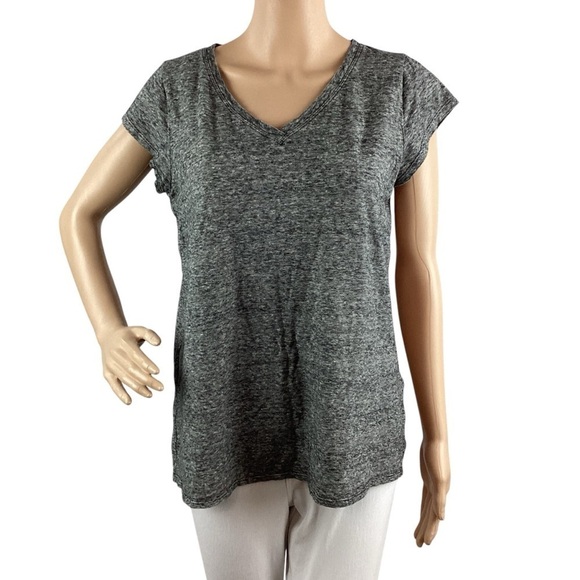 Eileen Fisher Hemp / Cotton Blend Top Size S Gray - Picture 1 of 7